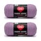Red Heart Super Saver Jumbo Orchid Yarn - 2 Pack of 396g/14oz - Acrylic - 4 Medium (Worsted) - 744 Yards - Knitting/Crochet